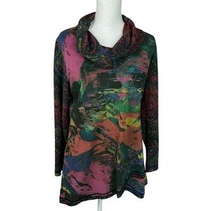Parsley & Sage Top Women’s Medium Cowl Neck Long Sleeve Shirt